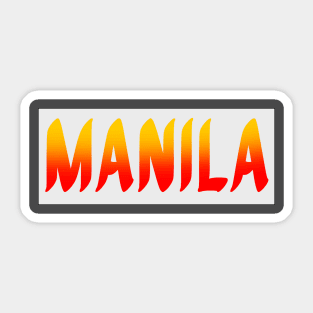 Manila Sticker